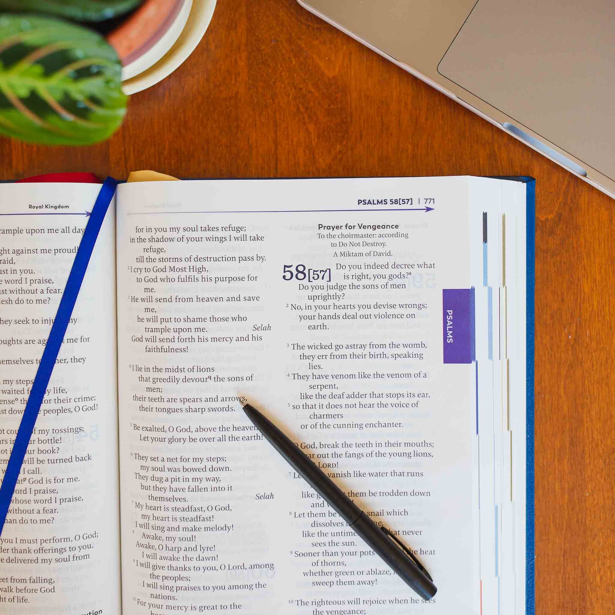 The Great Adventure Catholic Bible from Jeff Cavins and Ascension with a sneak peek at the inside of the Bible.