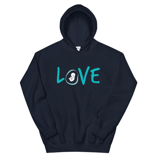 "Love" Pro-Life Unisex Hoodie