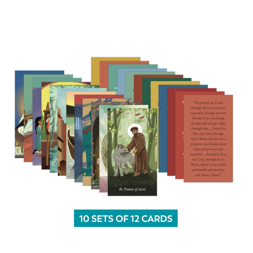 Renewed Saint Prayer Cards (10 Sets of 12 Cards)